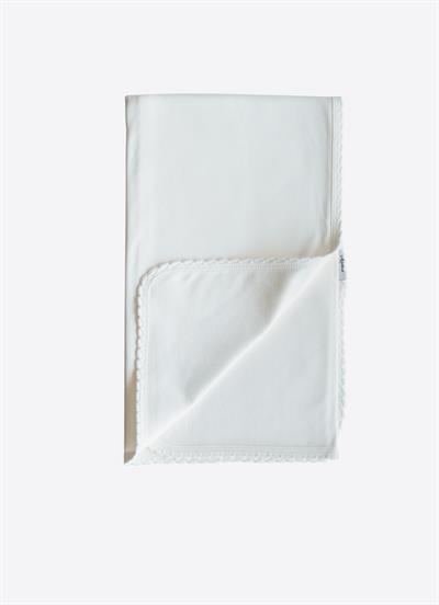 Organik New Basic Çift Kat Battaniye Ekru