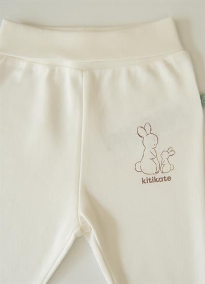 Organik New Basic Çoraptolon Bebek Boy Ekru