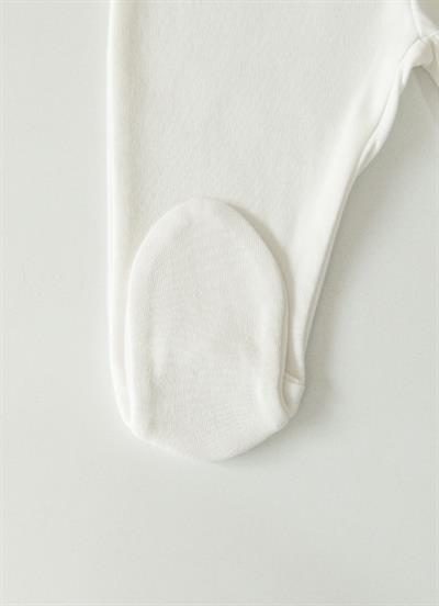 Organik New Basic Patikli Pantolon Ekru