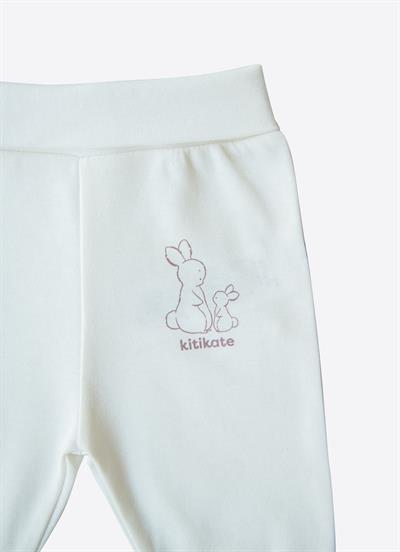 Organik New Basic Patiksiz Pantolon Ekru