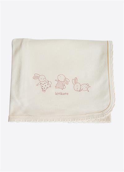 Organik New Basic Tek Kat Battaniye Natural