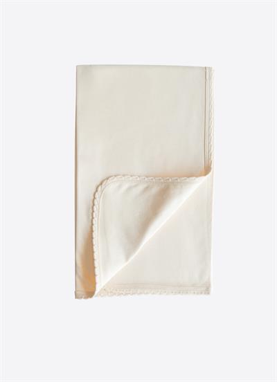 Organik New Basic Tek Kat Battaniye Natural