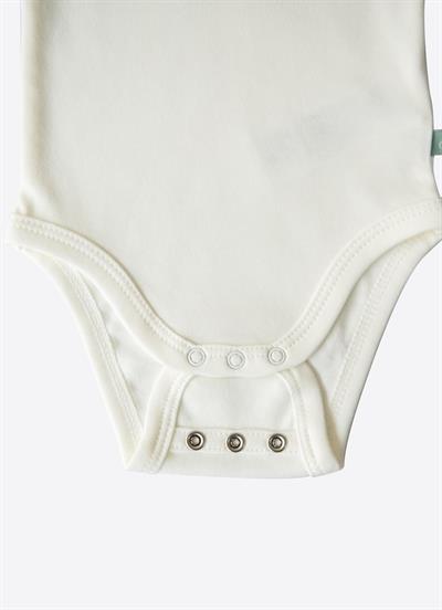 Organik New Basic Uzayan Atlet Body Bebek Boy Ekru