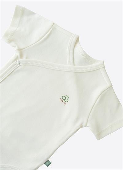 Organik New Basic Uzayan Kruvaze Kısa Kol Body Ekru