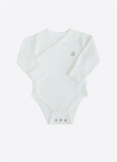 Organik New Basic Uzayan Kruvaze Uzun Kol Body Ekru