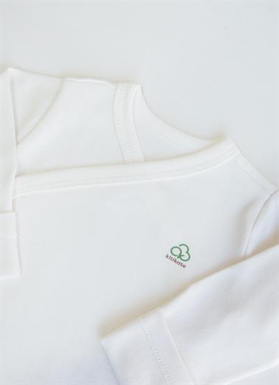 Organik New Basic Uzayan Kruvaze Uzun Kol Body Ekru