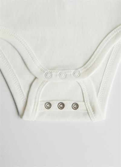 Organik New Basic Uzayan Uzun Kol Body Ekru