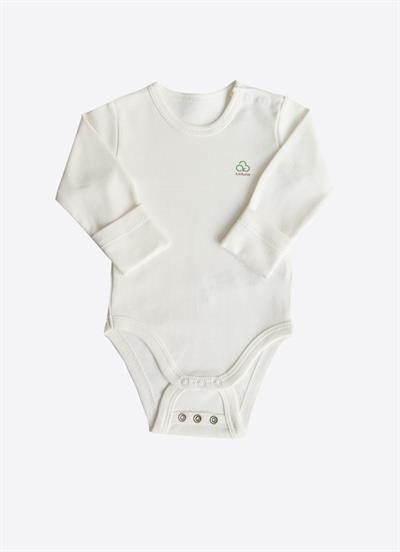 Organik New Basic Uzayan Uzun Kol Body Ekru