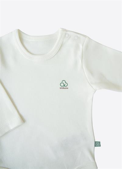 Organik New Basic Uzayan Uzun Kol Body Ekru