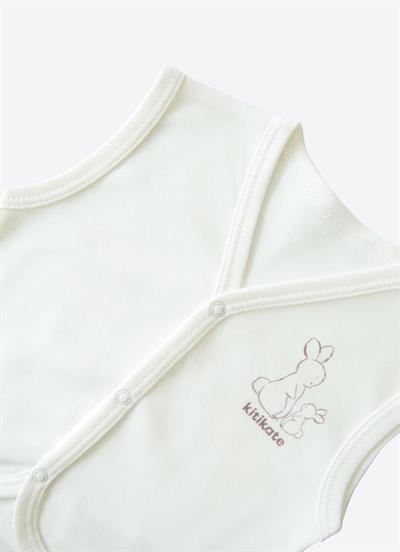 Organik New Basic Yelek Ekru