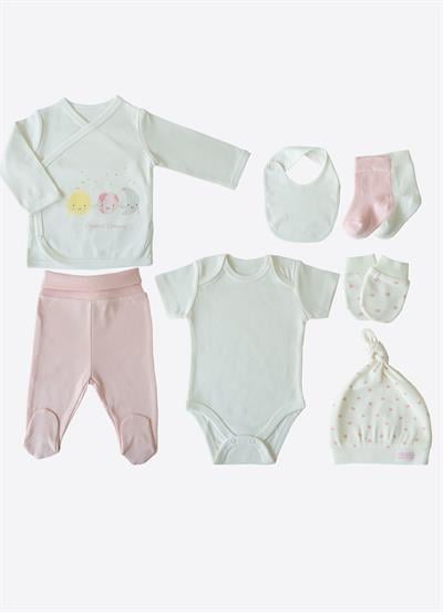 Organik New Dreams 10lu Zıbın Set Pembe