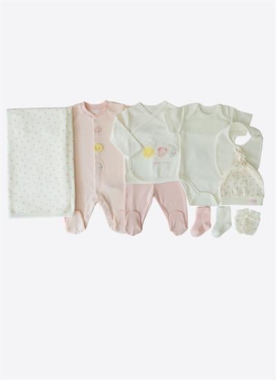 Organik New Dreams 10lu Zıbın Set Pembe