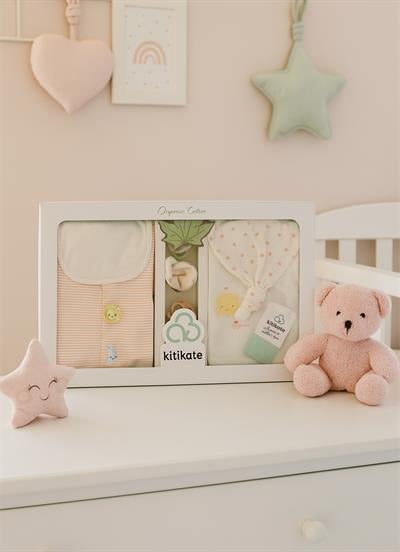 Organik New Dreams 10lu Zıbın Set Pembe