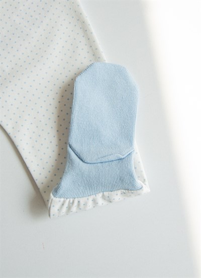 Organik New Dreams 3lü Çoraptolon Mavi