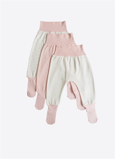 Organik New Dreams 3lü Çoraptolon Pembe