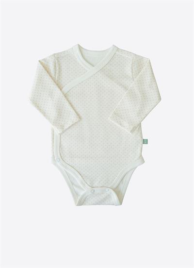 Organik New Dreams 3lü Uzun Kol Kruvaze Body Pembe