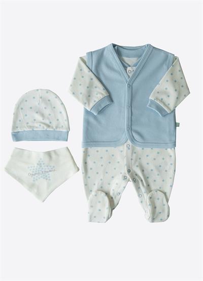 Organik New Dreams 4lü Tulum Set Mavi