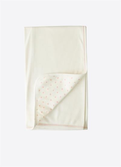 Organik New Dreams Çift Kat Battaniye Pembe