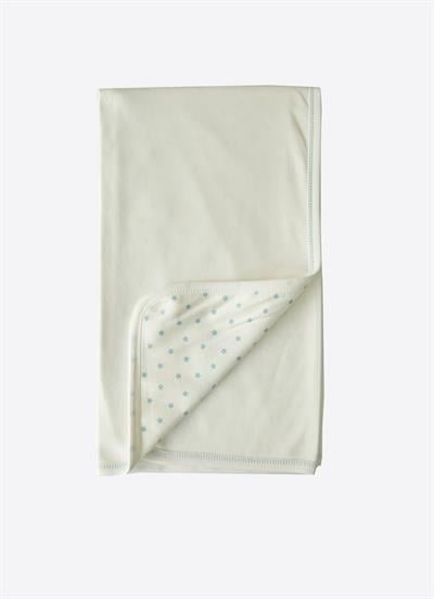 Organik New Dreams Çift Kat Battaniye Mavi