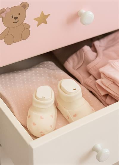 Organik New Dreams Patik Pembe Kalp