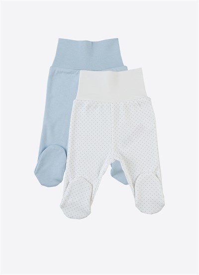 Organik New Dreams Prematüre 2li Pantolon Mavi