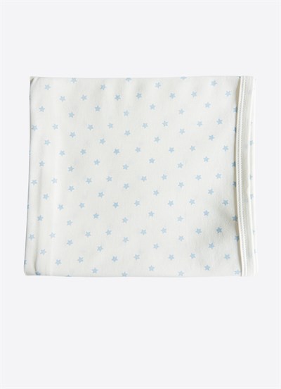 Organik New Dreams Tek Kat Battaniye Mavi