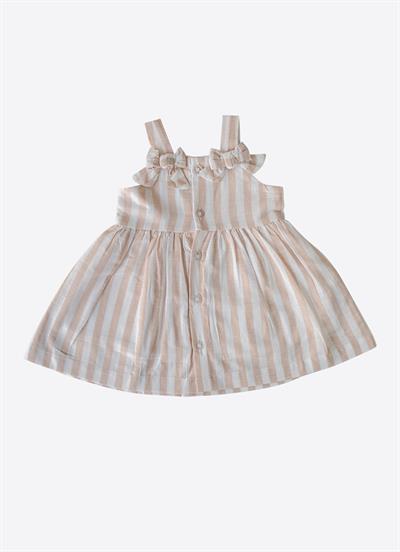 Organik Noami Elbise Bej