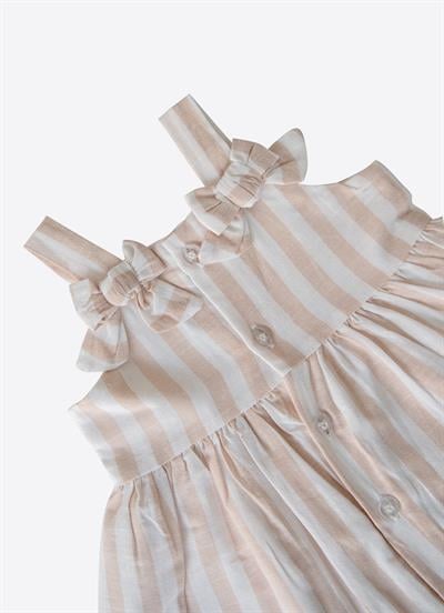 Organik Noami Elbise Bej