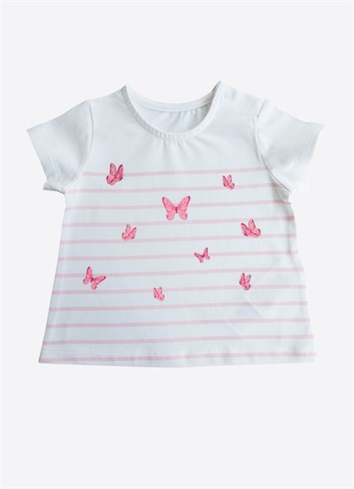 Organik Nomi T-Shirt Beyaz