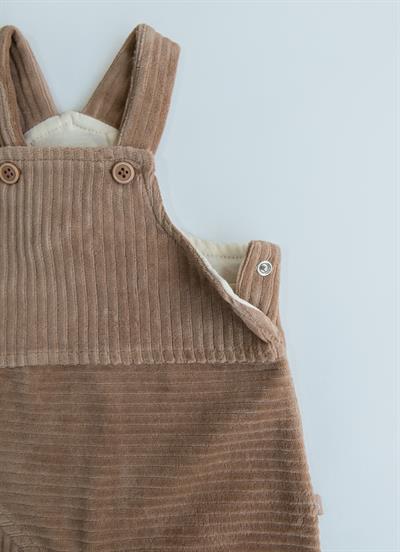 Organik Otıs Salopet Kahverengi