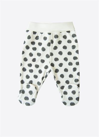 Organik Panda 4lü Zıbın Set Ekru