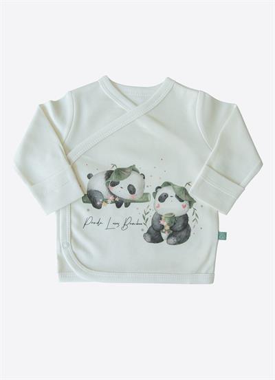 Organik Panda Mood 6lı Hastane çıkış Seti Ekru