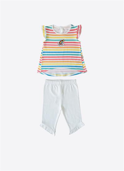 Organik Penelope 2li Takım Çok Renkli