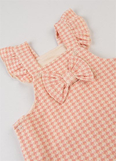 Organik Petite Salopet Pembe