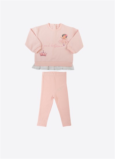 Organik Pink Ballerna 2li Takım Pembe