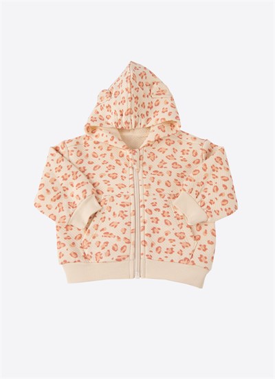 Organik Pink Leopard 3lü Takım Natural