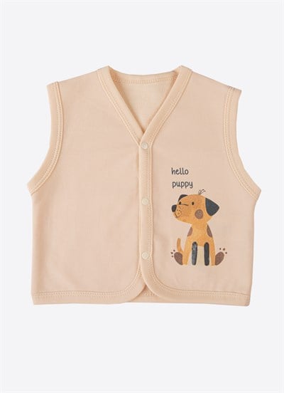 Organik Puppy Yelek Natural