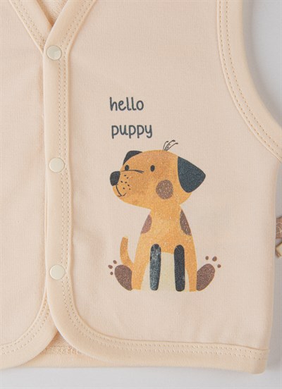 Organik Puppy Yelek Natural