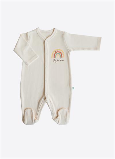 Organik Rainbow 12li Hastane Çıkış Seti Yeşil