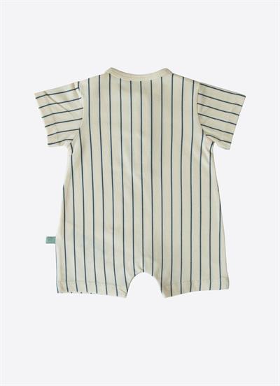 Organik Red Crab Şort Tulum Natural