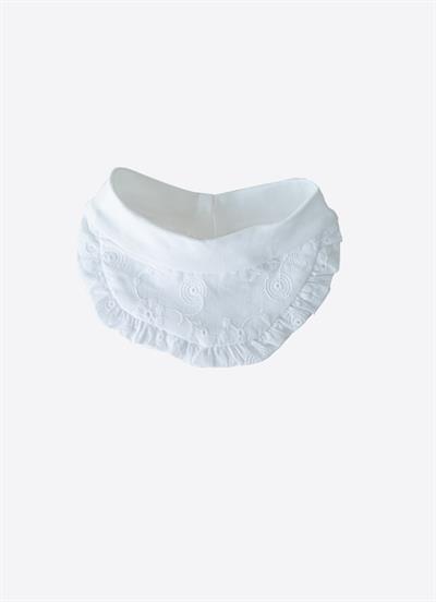 Organik Rita Saç Bantlı Şort Tulum Beyaz