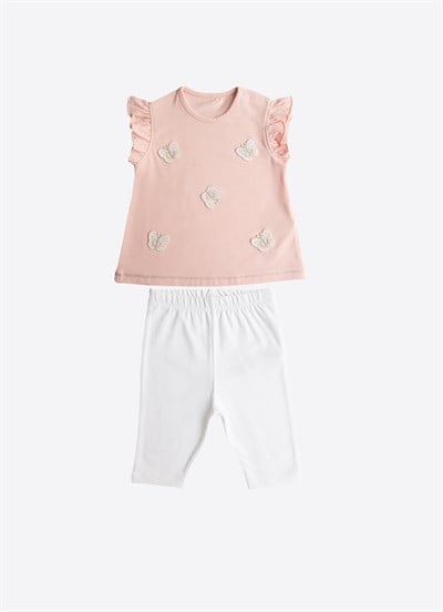 Organik Romy 2li Takım Pembe