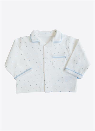 Organik Rory 2li Pijama Takımı Mavi