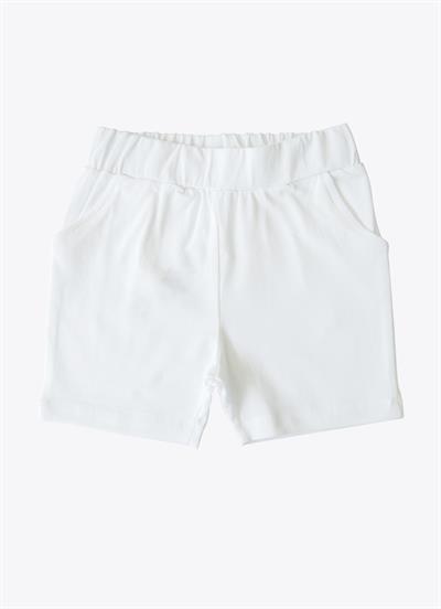 Organik Saurus 2li Şort Beyaz Yeşil