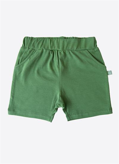 Organik Saurus 2li Şort Beyaz Yeşil