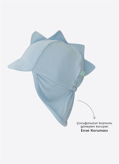 Organik Saurus Şapka Mavi