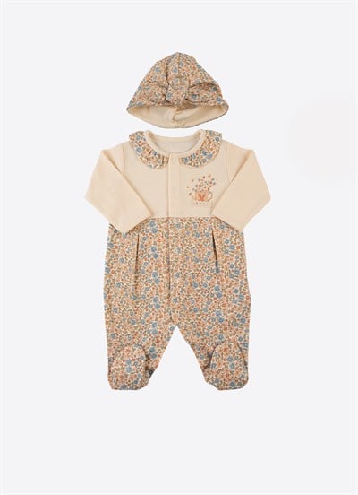 Organik Secret Bunny Boneli Tulum Natural