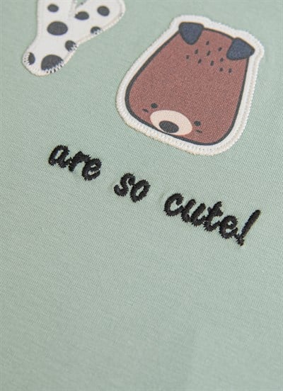 Organik So Cute 2li Takım Yeşil
