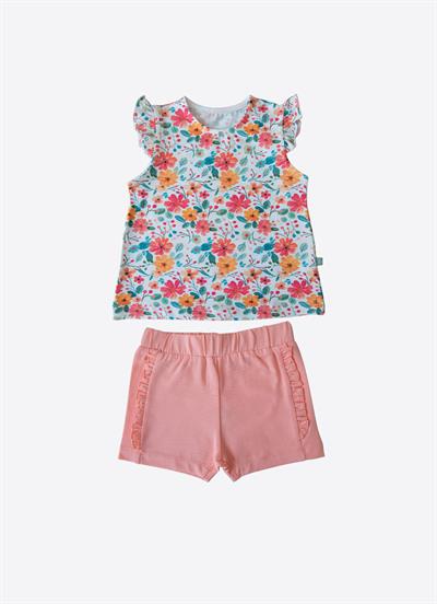 Organik Sonya 2li Takım Pembe