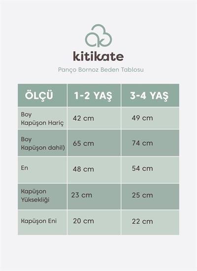 Organik Sophie Müslin Panço Bornoz Ekru